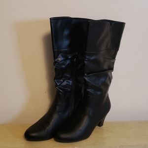 Tall heeled boots